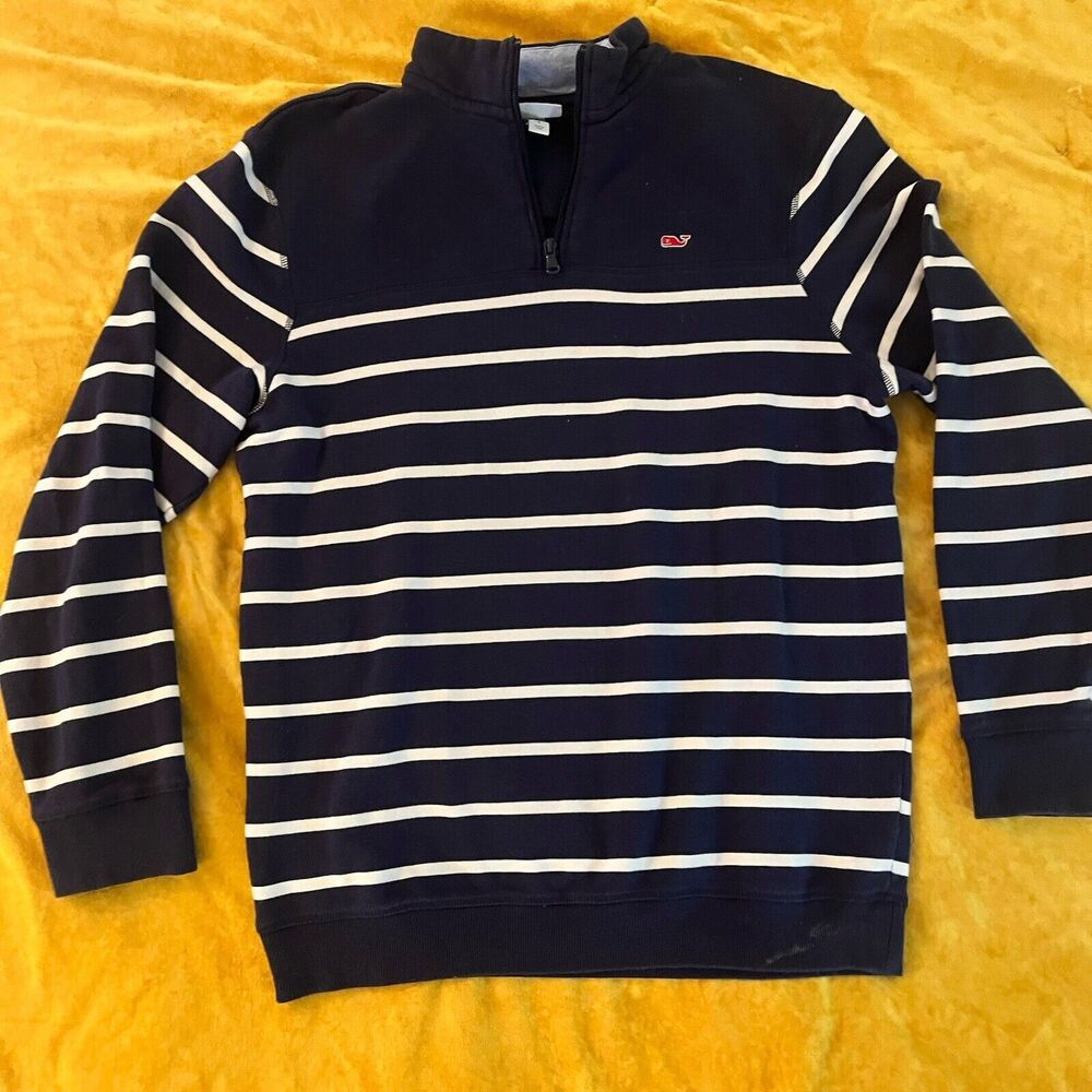 Vineyard Vines Target Sweater Women's Size Small Long Sleeve With Logo Striped
